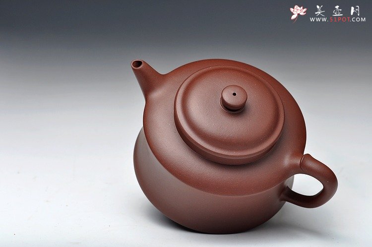 紫砂壶图片：砂料迷人 稳重而优雅 精品 全手玉锺 - 宜兴紫砂壶网