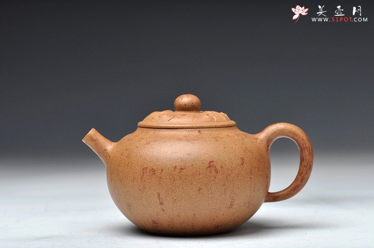 紫砂壶图片：砂美 型美  全手贡珠 蔡岩峰新作 炮管一捺底 - 宜兴紫砂壶网