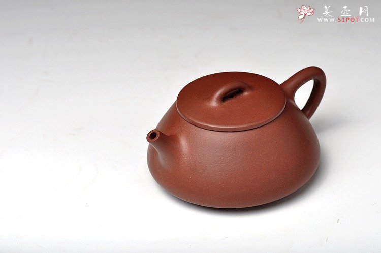 紫砂壶图片：双节特惠之平盖石瓢 端庄大方 做工精致 实用入门 - 宜兴紫砂壶网
