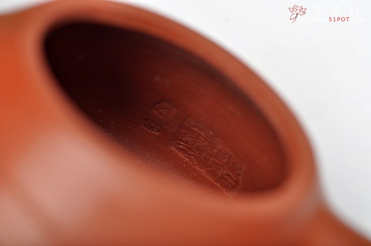 紫砂壶图片：难得成品 杀铁利器 全手朱泥小石瓢 - 宜兴紫砂壶网