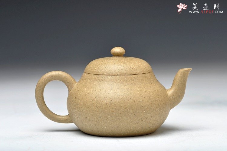 紫砂壶图片：古风耐品 素雅可人 本绿全手小君德 冬日里的小精灵 - 宜兴紫砂壶网