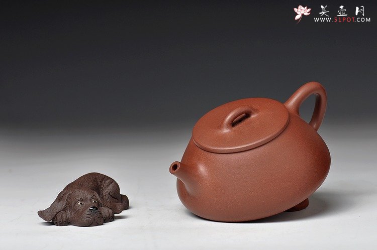 紫砂壶图片：双节特惠之平盖石瓢 端庄大方 做工精致 实用入门 - 宜兴紫砂壶网
