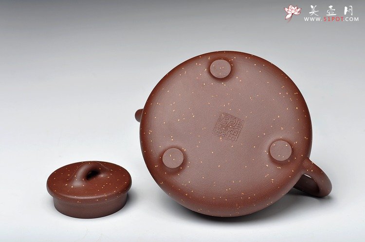 紫砂壶图片：精品代表作 最新力作 全手铺砂大子冶石瓢 - 宜兴紫砂壶网