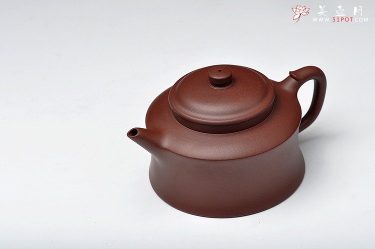 紫砂壶图片：砂料迷人 稳重而优雅 精品 全手玉锺 - 宜兴紫砂壶网
