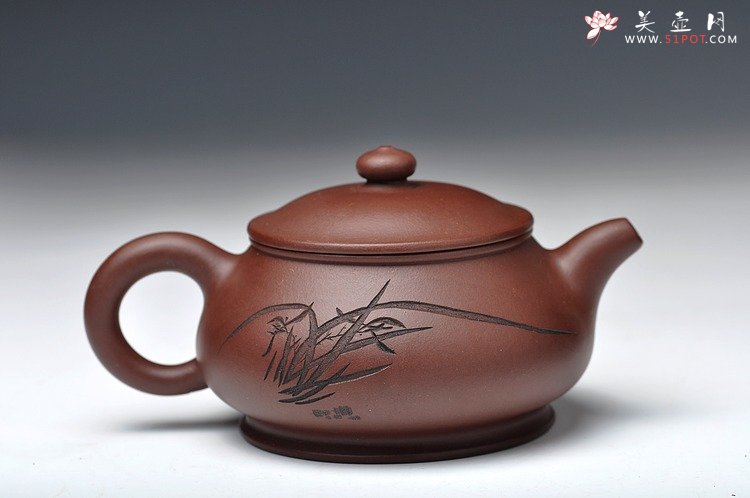 紫砂壶图片：澄心清神 敦厚朴实 实用之作 潘壶 - 宜兴紫砂壶网