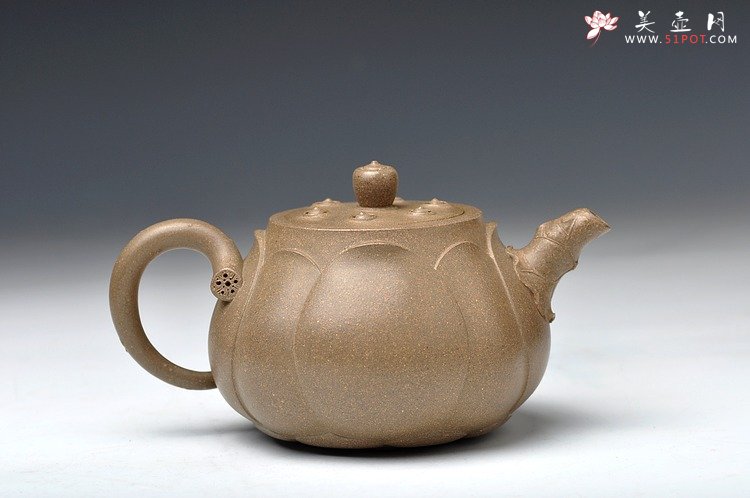 紫砂壶图片：精品之作 宝莲 - 宜兴紫砂壶网