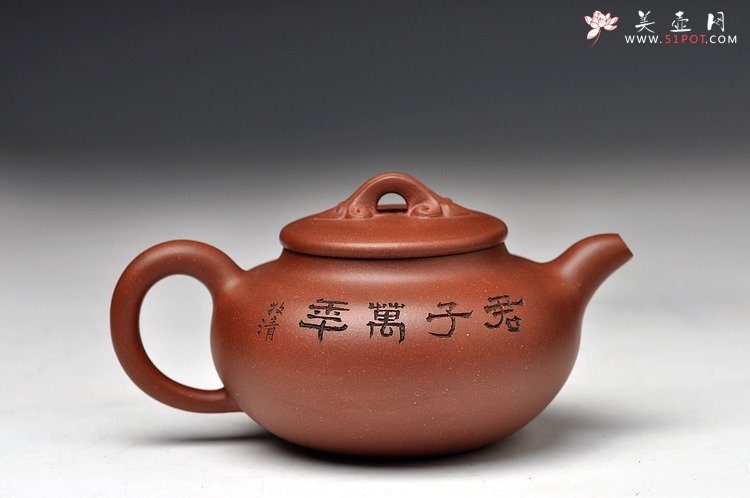 紫砂壶图片：老清水 清韵 随意的竹 颇有玩味 仅1件 - 宜兴紫砂壶网