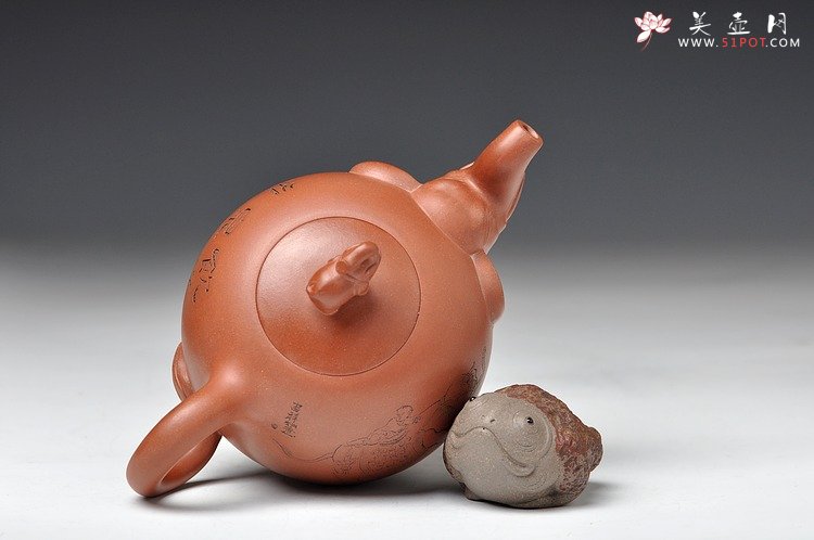 紫砂壶图片：四足福象（十足福像） - 宜兴紫砂壶网