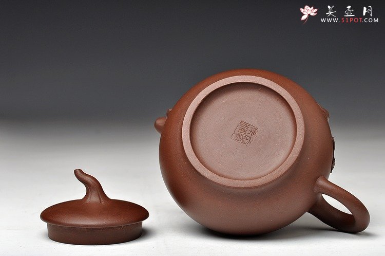 紫砂壶图片：大品花货 韵味十足 得福 王银芳爱徒 - 宜兴紫砂壶网