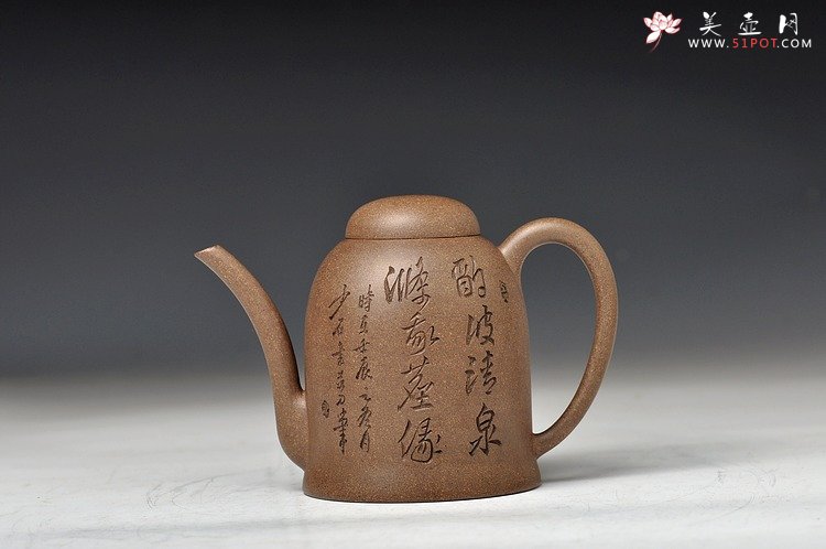 紫砂壶图片：高振宇风格 全手禅曲 清秀俊雅 张听刚装饰 - 宜兴紫砂壶网