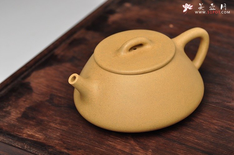 紫砂壶图片：双节特惠之本绿也疯狂 美壶特定 平盖石瓢 量少先到先得 - 宜兴紫砂壶网