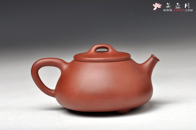 紫砂壶图片：饱满可人 实用佳器  全手东石瓢 - 宜兴紫砂壶网