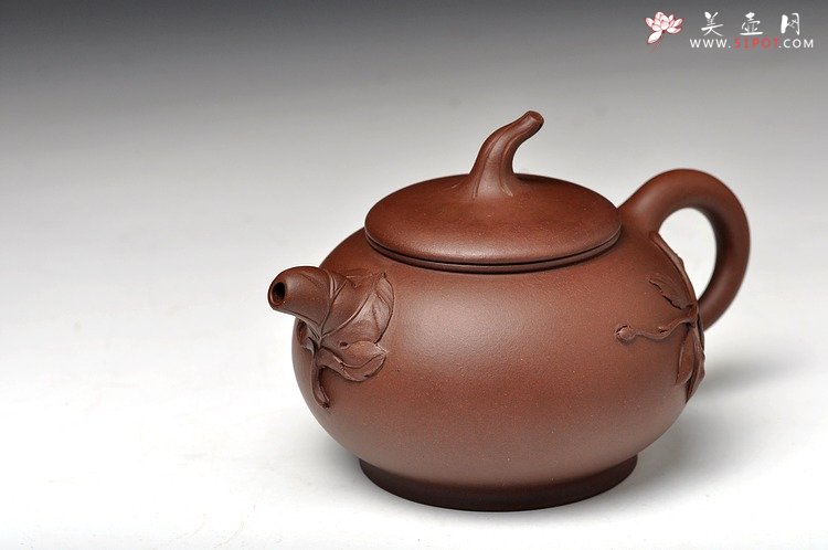 紫砂壶图片：大品花货 韵味十足 得福 王银芳爱徒 - 宜兴紫砂壶网