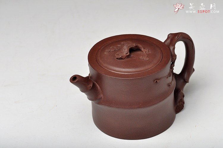 紫砂壶图片：年终力作 送礼佳品 精品梅花  全手三友高升 - 宜兴紫砂壶网