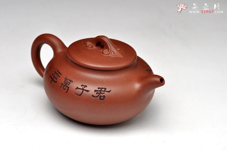 紫砂壶图片：老清水 清韵 随意的竹 颇有玩味 仅1件 - 宜兴紫砂壶网