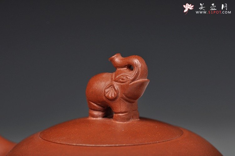 紫砂壶图片：四足福象（十足福像） - 宜兴紫砂壶网
