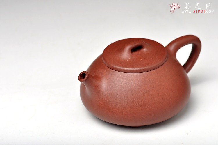 紫砂壶图片：饱满可人 实用佳器  全手东石瓢 - 宜兴紫砂壶网