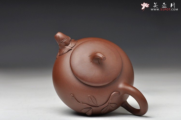 紫砂壶图片：大品花货 韵味十足 得福 王银芳爱徒 - 宜兴紫砂壶网