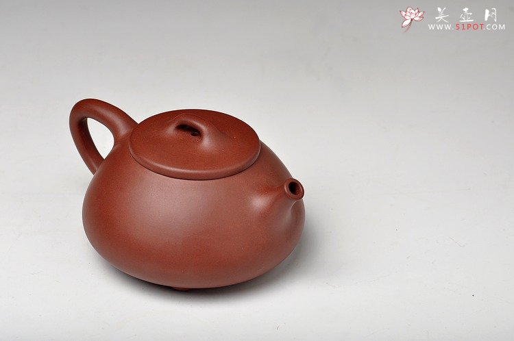 紫砂壶图片：饱满可人 实用佳器  全手东石瓢 - 宜兴紫砂壶网