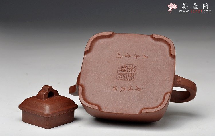 紫砂壶图片：史金妹代表作 李昌鸿大师装饰 全手孤棱  - 宜兴紫砂壶网