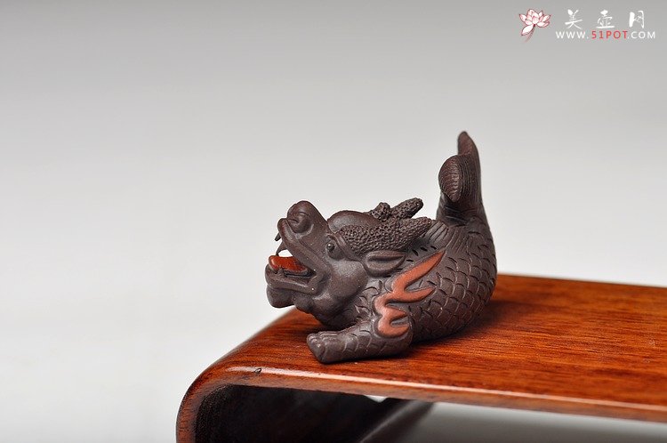 紫砂壶图片：迷你鱼化龙 精致 - 宜兴紫砂壶网