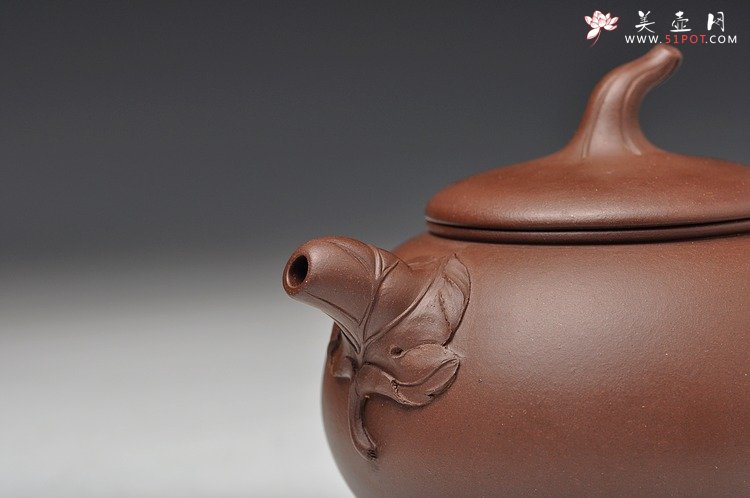 紫砂壶图片：大品花货 韵味十足 得福 王银芳爱徒 - 宜兴紫砂壶网
