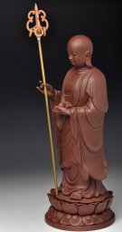 紫砂壶图片：地藏菩萨 精品佳作 端庄 - 宜兴紫砂壶网