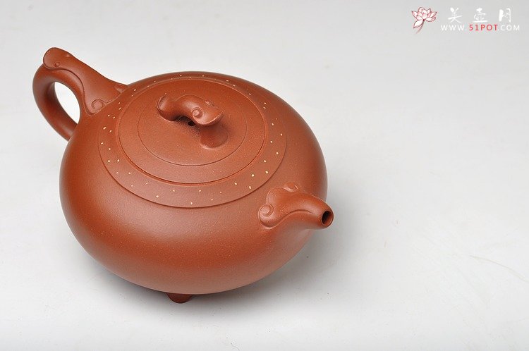 紫砂壶图片：龙头如意 线条流畅 送礼自用 - 宜兴紫砂壶网