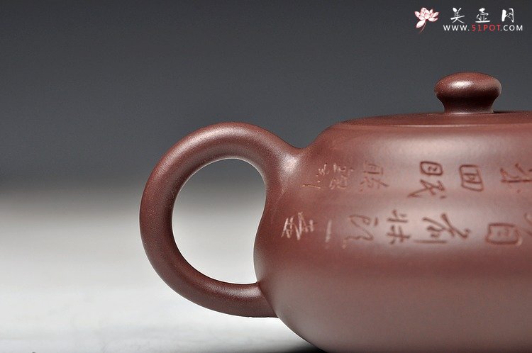 紫砂壶图片：传统刹凹 嵌盖 任备安之风 全手明泉 素器典范 双刀古味 - 宜兴紫砂壶网