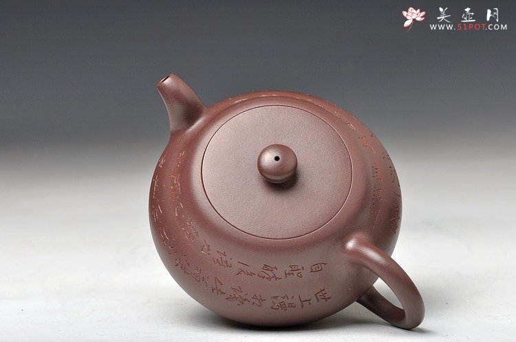 紫砂壶图片：传统刹凹 嵌盖 任备安之风 全手明泉 素器典范 双刀古味 - 宜兴紫砂壶网