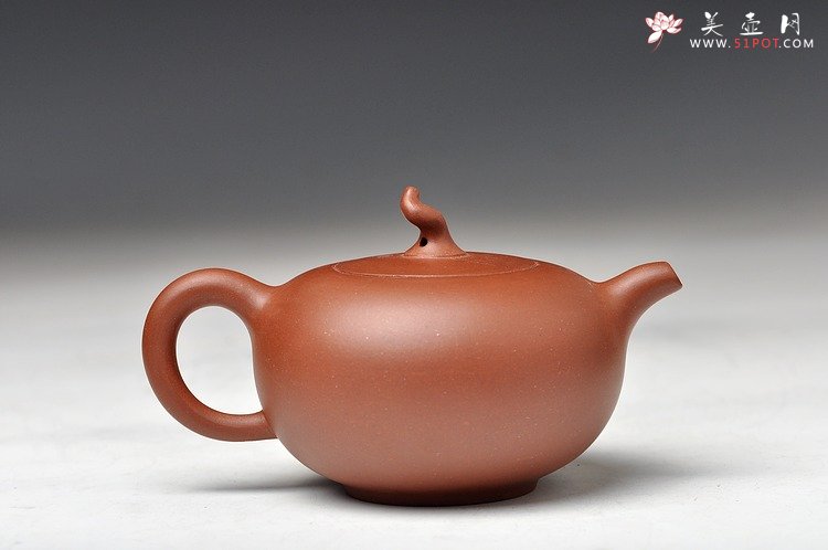 紫砂壶图片：双节特惠之茄瓜 嵌盖处理 实用传统 - 宜兴紫砂壶网