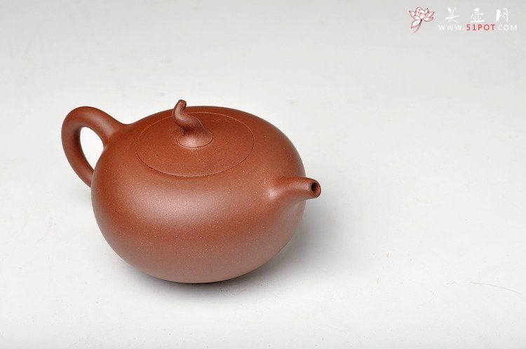 紫砂壶图片：双节特惠之茄瓜 嵌盖处理 实用传统 - 宜兴紫砂壶网