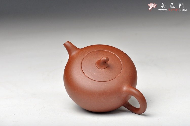 紫砂壶图片：双节特惠之茄瓜 嵌盖处理 实用传统 - 宜兴紫砂壶网