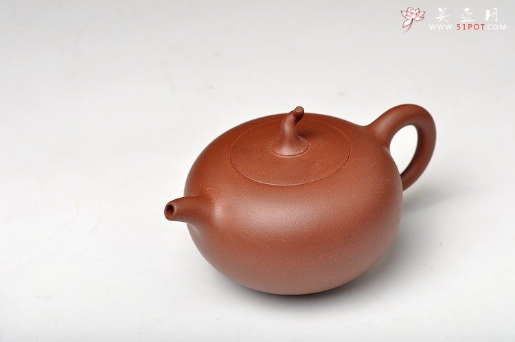 紫砂壶图片：双节特惠之茄瓜 嵌盖处理 实用传统 - 宜兴紫砂壶网