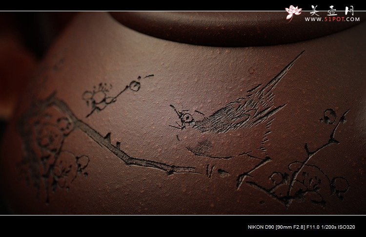 紫砂壶图片：春满玉壶随意酌 子冶石瓢 骨肉均挺 弱水三千只取一瓢 - 宜兴紫砂壶网