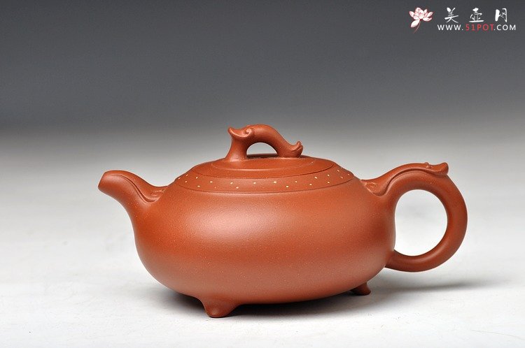 紫砂壶图片：龙头如意 线条流畅 送礼自用 - 宜兴紫砂壶网