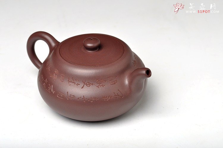 紫砂壶图片：传统刹凹 嵌盖 任备安之风 全手明泉 素器典范 双刀古味 - 宜兴紫砂壶网