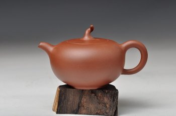 紫砂壶图片：双节特惠之茄瓜 嵌盖处理 实用传统 - 宜兴紫砂壶网