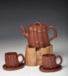 紫砂壶图片：全手三友套壶 精品之作 气宇轩昂 正能量o(∩_∩)o  - 宜兴紫砂壶网