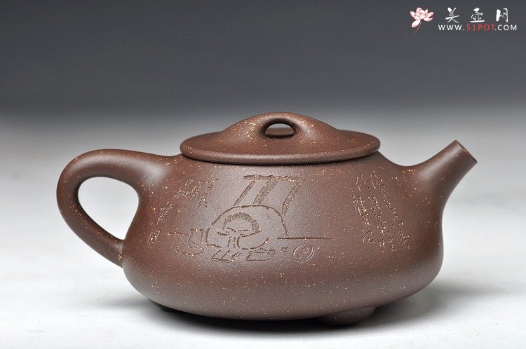 紫砂壶图片：全手满瓢 精品之作 - 宜兴紫砂壶网