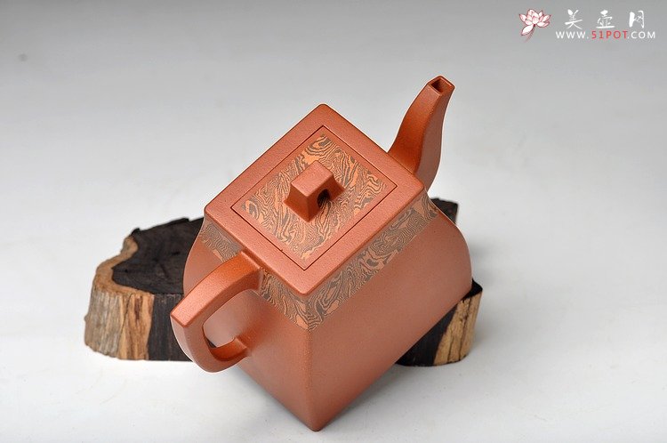 紫砂壶图片：全手胶泥 汉方 - 宜兴紫砂壶网