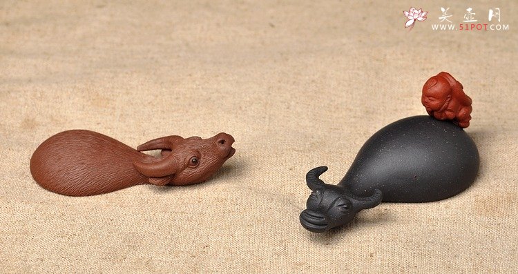 紫砂壶图片：水牛一家亲~ - 宜兴紫砂壶网