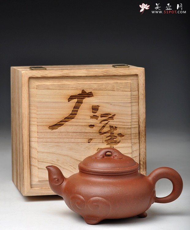 紫砂壶图片：国家级研究员级工艺大师-蒋彦经典原创作品 瑞年如意 - 宜兴紫砂壶网