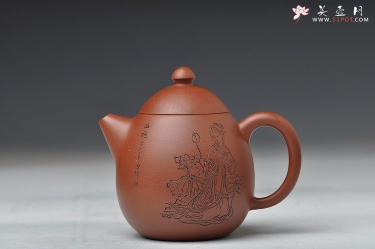 紫砂壶图片：四大美女 四种泥料 龙蛋 仅此一套 精工佳作 送礼自珍 - 宜兴紫砂壶网