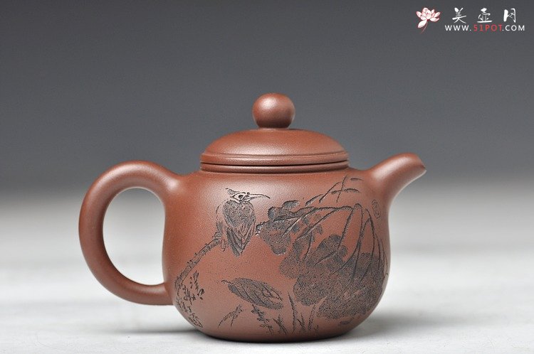 紫砂壶图片：李彦雄老师义拍作品 文气小匏尊 雅安我们在一起 - 宜兴紫砂壶网