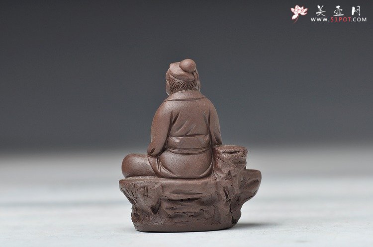 紫砂壶图片：陆羽品茶 好玩的茶宠 - 宜兴紫砂壶网