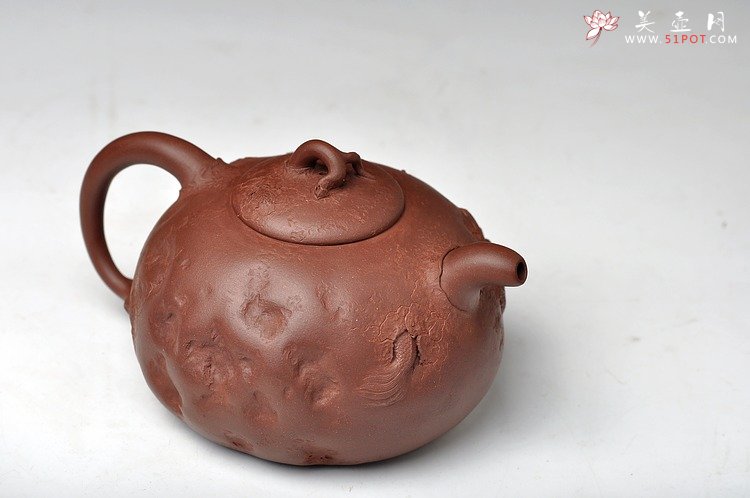 紫砂壶图片：孙金立 全手龙行龚春 精品代表作 丛林系列 - 宜兴紫砂壶网