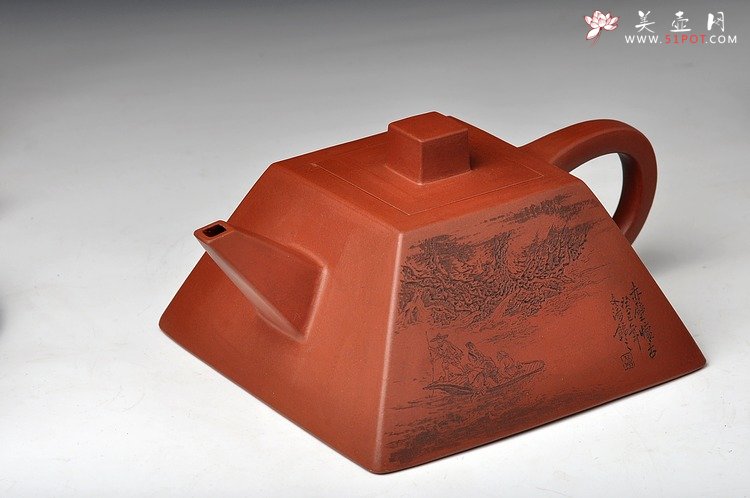 紫砂壶图片：许浒最新力作 其势巍巍 不动如山 全手大升方 收藏品 - 宜兴紫砂壶网