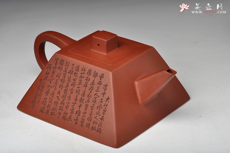 紫砂壶图片：许浒最新力作 其势巍巍 不动如山 全手大升方 收藏品 - 宜兴紫砂壶网