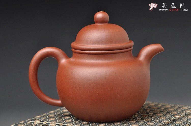 紫砂壶图片：老味十足 全手寿珍掇球 最新力作 俊雅有力道 - 宜兴紫砂壶网